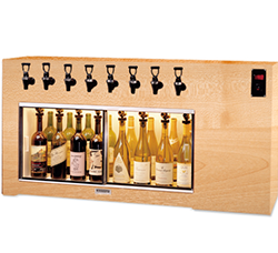 WineKeeper - Magnum 8 Bottle (Oak) Dual Zone