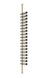 VintageView Helix Single Sided Wine Rack Post Kit 10 (complete floor-to-ceiling mounted bottle storage system)