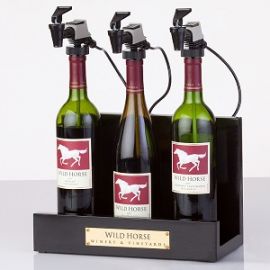 WineKeeper 3 Bottle Showcase (Black)