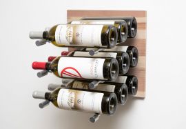 VintageView - L- Style Natural Wood Finish (Label Forward) Wine Wall Panel