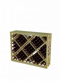 Designer Series Wine Rack- Open Diamond Bin below Arch