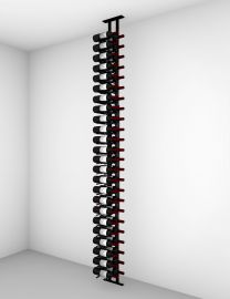 Ultra - 
Floor-to-Ceiling Mounted Wine Rack Display—1-Sided (42 Bottles)