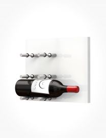 Ultra - Fusion Wine Wall Panel—White Acrylic (3 to 9 Bottles)