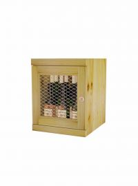 One Level - Wine Storage Lockers Solid Wood Sides - Commercial Series