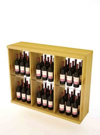 Stackable Adjustable Shelf Cabinet with Glass Inserts - Commercial Series