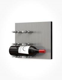 Ultra - 
Fusion Wine Wall Panel—Alumasteel (3 to 9 Bottles)