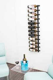 VintageView - W Series 4′ Wall Mounted Metal Wine Rack
