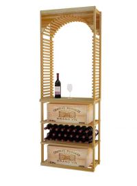 Designer Series Wine Rack -  Tasting Center with Case Storage
