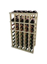 3 Ft. -  Individual Bottle Wine Rack - 5 Columns with Display