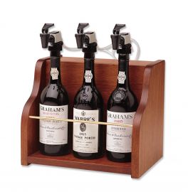 WineKeeper Vintner 3 Bottle Dispenser (Mahogany)