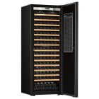 Transtherm Ermitage Wine Cabinet Solid Door Black Fully Shelved NEW #17037