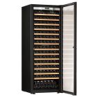 Transtherm Ermitage Wine Cabinet Glass Door Brushed Aluminum Fully Shelved NEW #17045