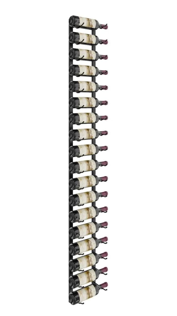W Series 6' Wall Mounted Metal Wine Rack Kit (18 to 54 bottles