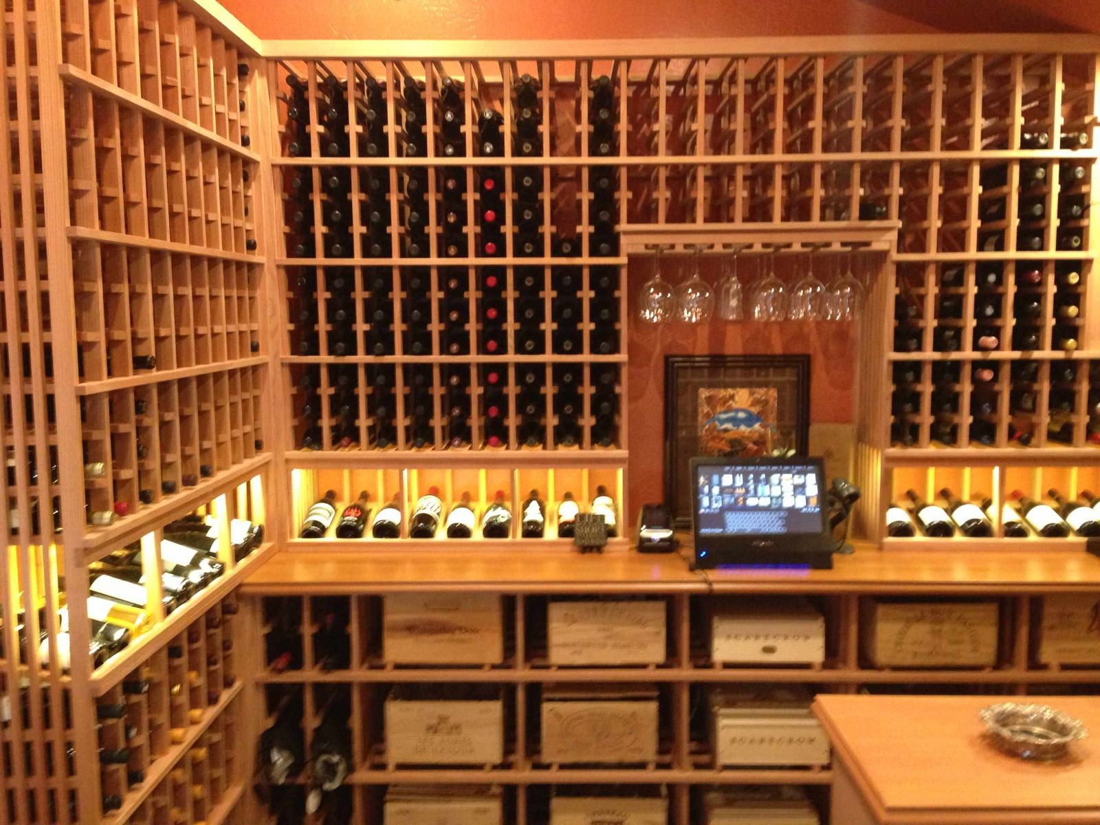 Encinitas / Del Mar, San Diego Library to Custom Wine Cellar Conversion