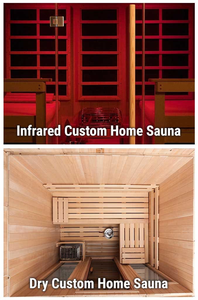 Infrared and Dry Custom Home Saunas