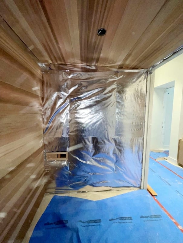 Insulation is a Crucial Step in the Construction of Custom Home Saunas California Builder