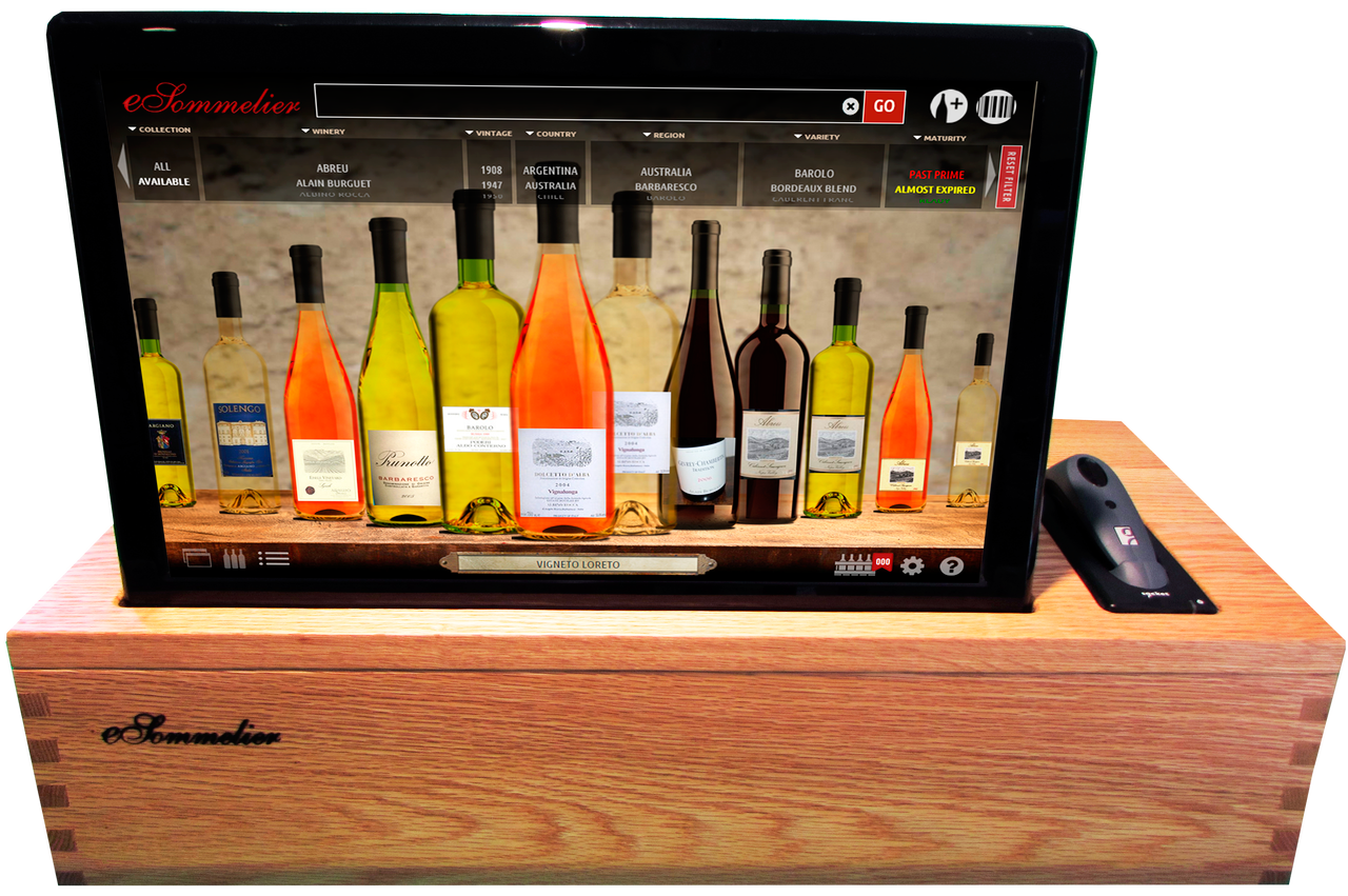 eSommelier wine cellar management system