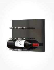 Ultra - 
Fusion Wine Wall Panel—Black Acrylic (3 to 9 Bottles)