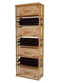 Designer Series Wine Rack -  Rectangular Bin & Case Storage