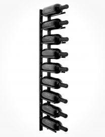 Ultra - 3 ft Wall Rails Metal Wine Rack (9 Bottles)