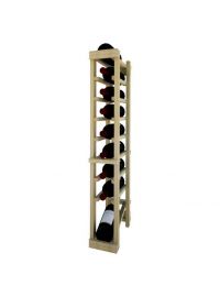 3 Ft. -  Individual Bottle Wine Rack - 1 Column Top Stack with Lower Display