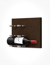 Ultra - Fusion Wine Wall Panel—Dark Finish (3 to 9 Bottles)