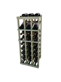3 Ft. -  Individual Bottle Wine Rack - 3 Columns with Display