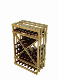 3 Ft. -  1 Column Open Diamond Cube Wine Rack