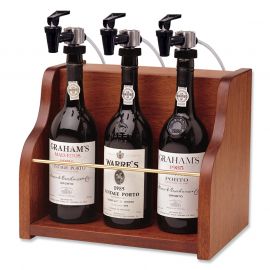 WineKeeper Vintner 3 Bottle (Mahogany) Nitrogen