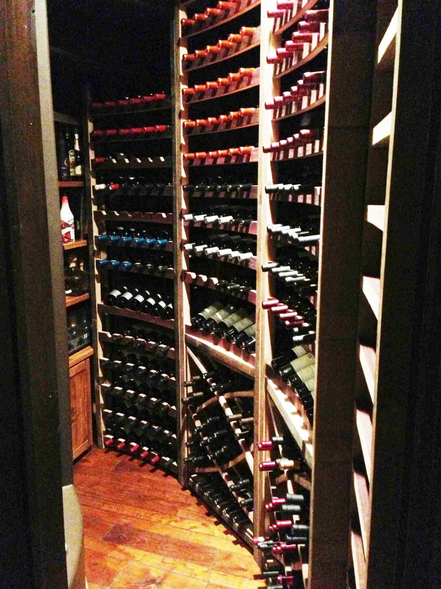 Chino Hills East Los Angeles Eco-Friendly Custom Under Stairs Wine Cellar