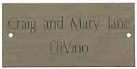 engraved brass plates