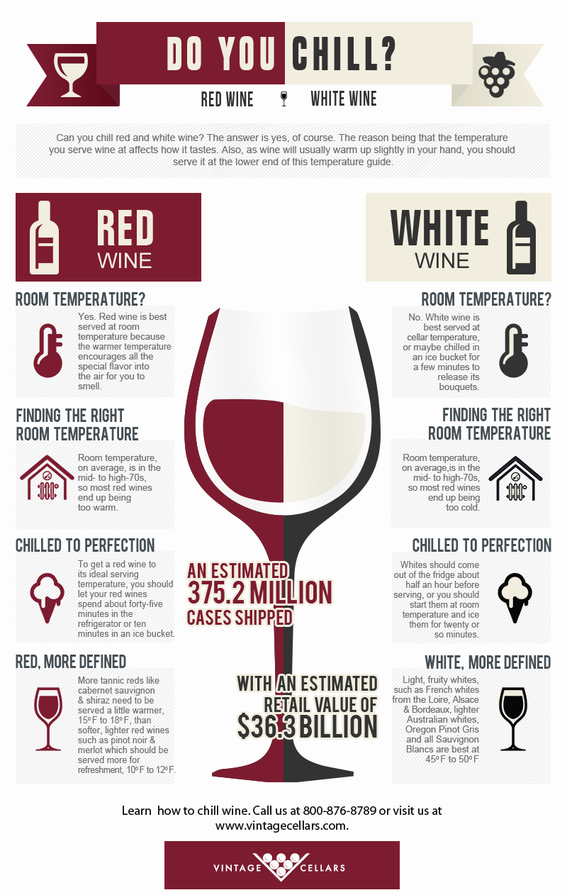 Do You Chill Wine Infographic