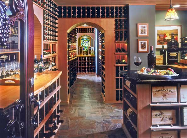 Wine Spectator Featured San Diego Custom Wine Cellar and Tasting Room