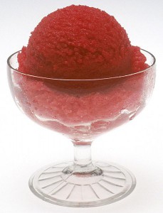 Pair wine with a sorbet