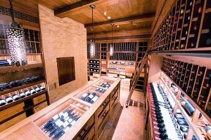 Wine racks hold wine bottles in an organized and efficient manner